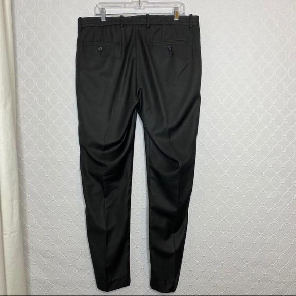 Perry Ellis Herringbone Dress Pants Trousers - Picture 3 of 4